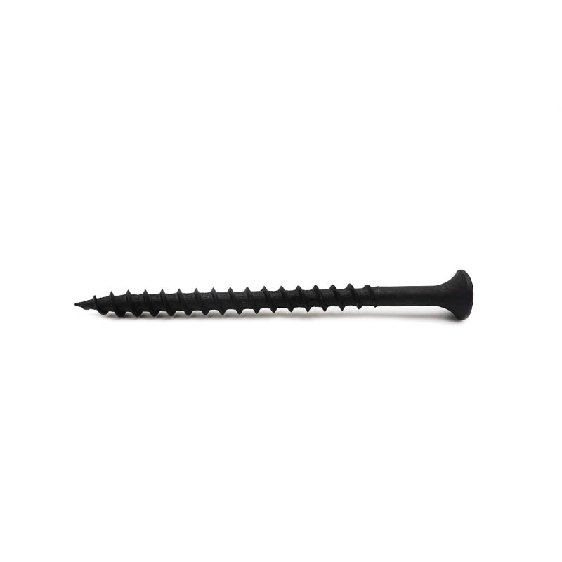 Phillips drive buglehoved gipspladeskrue sort fosfat groft gevind 3